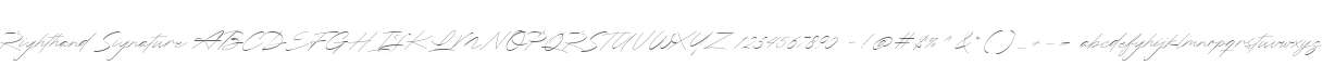 Righthand Signature