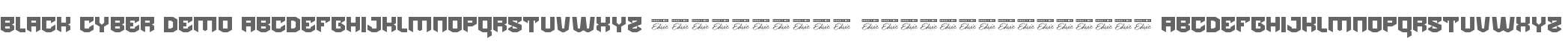 Black Cyber Demo
