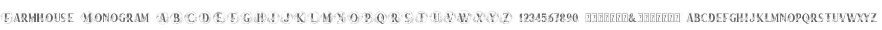 Farmhouse Monogram