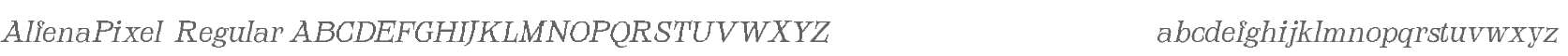 Alfena Pixel Demo