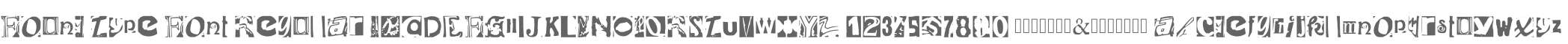 Found Type Font Regular