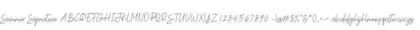Summer Signature