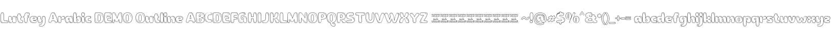 Lutfey Arabic DEMO Outline