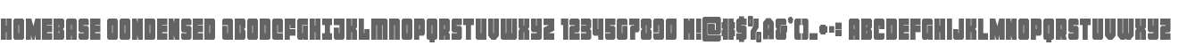 Homebase Condensed