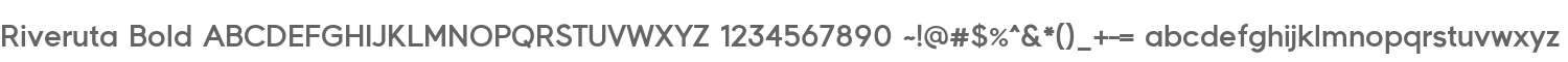 Riveruta Bold