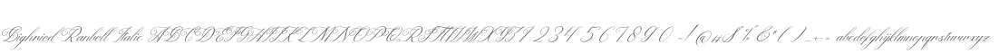 Bighried Ranbell Italic
