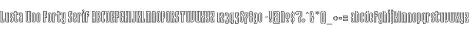 Lusta W00 Forty Serif