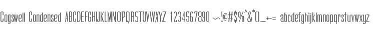 Cogswell Condensed