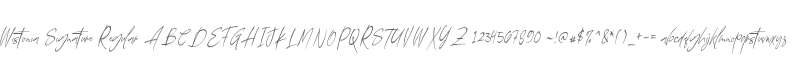 Wistonia Signature