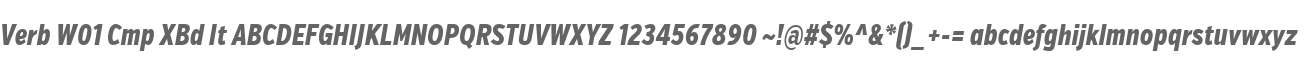 Verb W01 Cmp XBd It