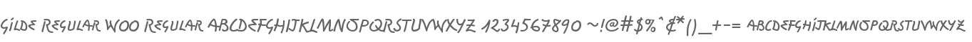 Gilde Regular W00 Regular