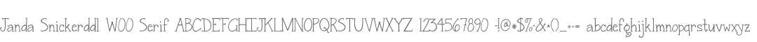 Janda Snickerddl W00 Serif