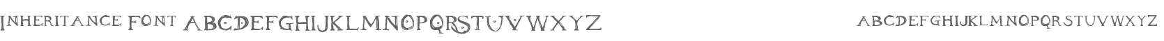 Inheritance Font