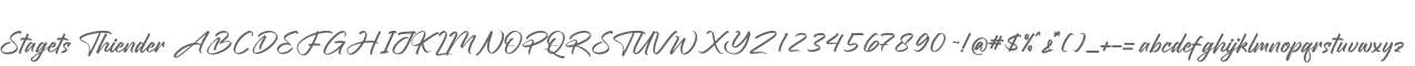Stagets Thiender
