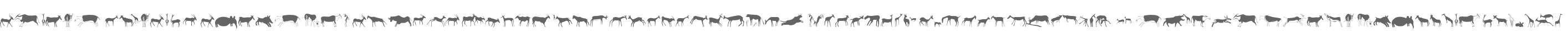 Afrika RockArt F Animals1
