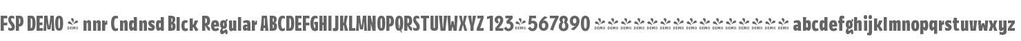 FSP DEMO - nnr Cndnsd Blck