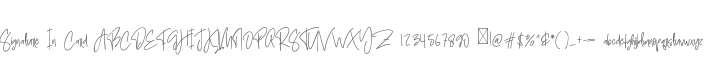 Signature In Card