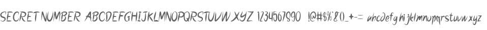 SECRET NUMBER