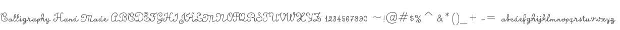 Calligraphy Hand Made
