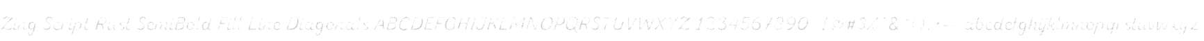 Zing Script Rust SemiBold Fill Line Diagonals