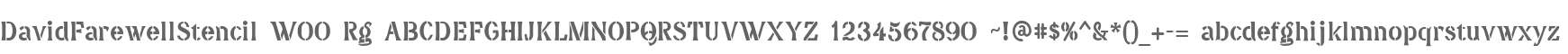 DavidFarewellStencil W00 Rg