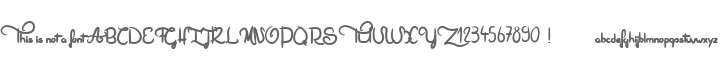 This is not a font