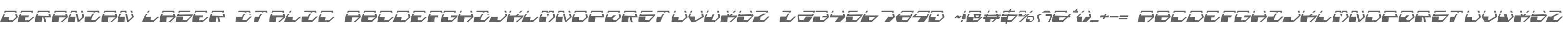 Deranian Laser Italic