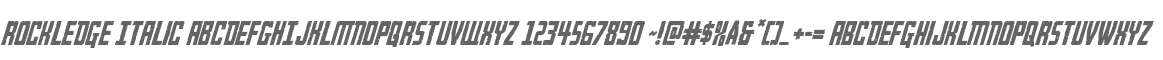 Rockledge Italic