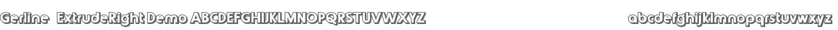 Gerline Extrude Right Demo