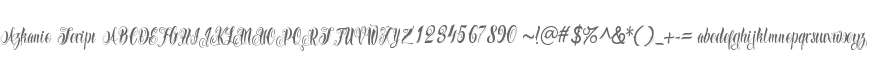 Azkanio Script