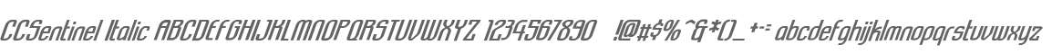 CCSentinel Italic