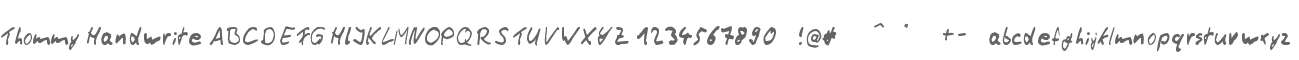 Thommy Handwrite