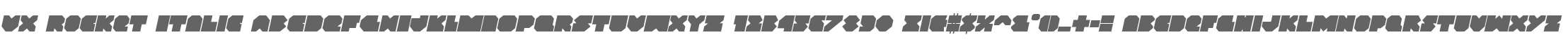 VX Rocket Italic