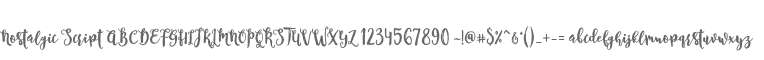 Nostalgic Script