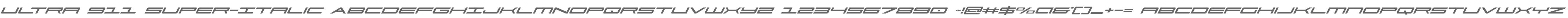 Ultra 911 Super-Italic
