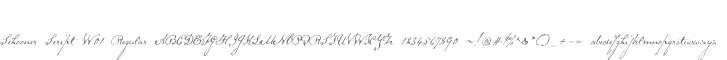 Schooner Script W01 Regular