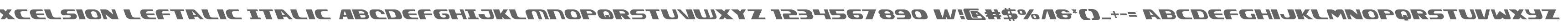 Xcelsion Leftalic Italic