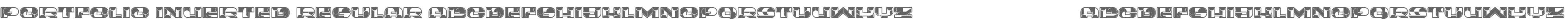 Portfolio Inverted Regular