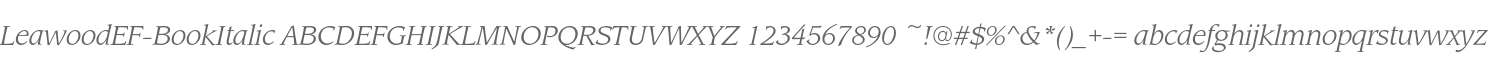 LeawoodEF-BookItalic