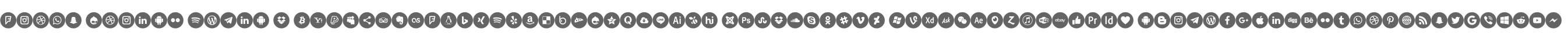 Icons Social Media 4
