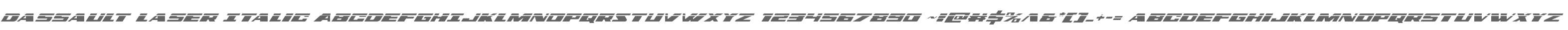 Dassault Laser Italic
