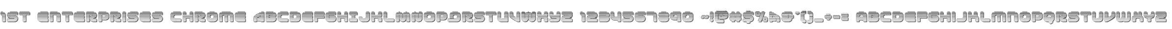 1st Enterprises Chrome
