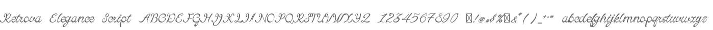 Retrova Elegance Script