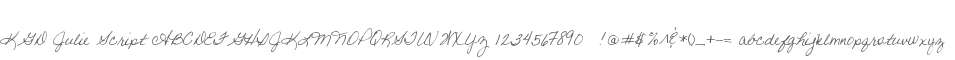 KGD Julie Script