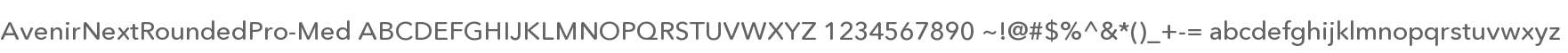 AvenirNextRoundedPro-Med