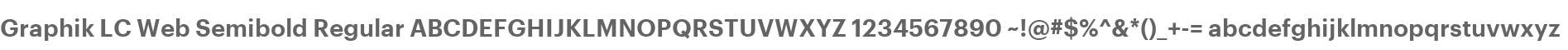 Graphik LC Web Semibold Regular