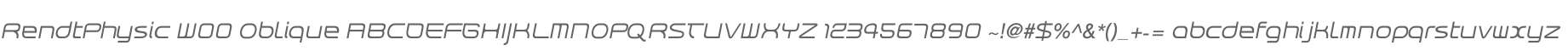 RendtPhysic W00 Oblique