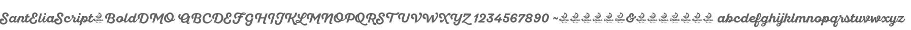 SantElia Script Bold DMO