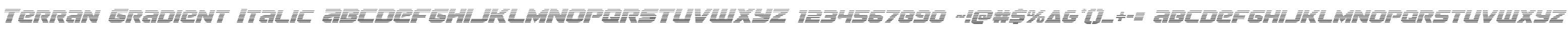 Terran Gradient Italic