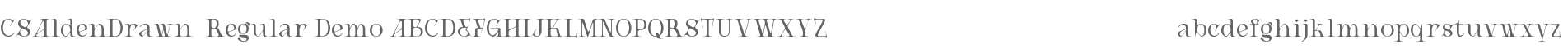 CS Alden Drawn Demo